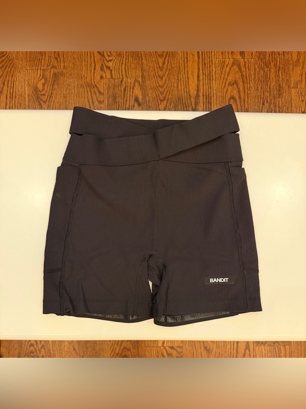 Bandit Black Women's High-Waist Athletic Shorts XS